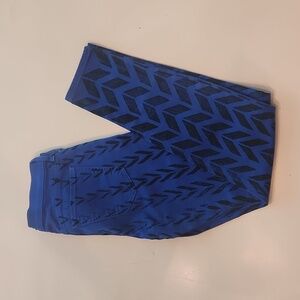 Current Elliot blue chevron skinny ankle jeans waist 26 new with tags